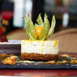 cheesecake aux fruits de la passion